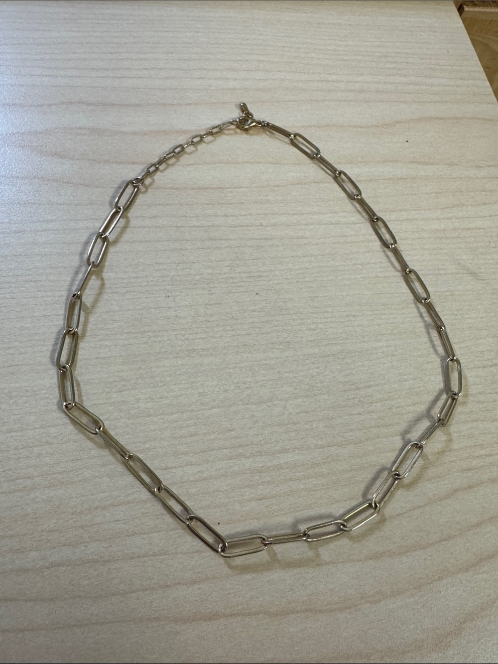 Altar'd State Gold Paperlink Chain Necklace
